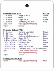 Convention Schedule